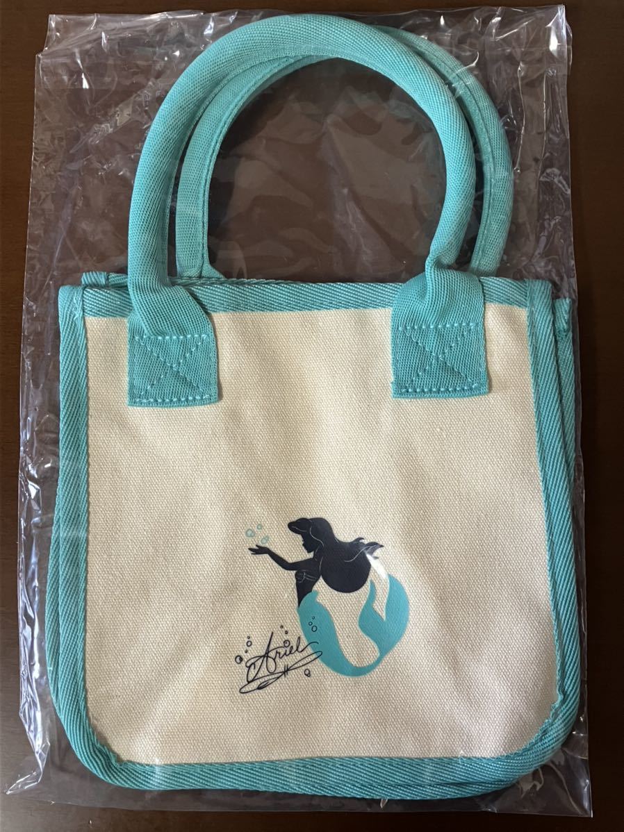 送料無料 スクエアミニトートバッグ アリエル ディズニー Happyくじ Summer Festival 2022 DISNEY 一番くじ拍卖