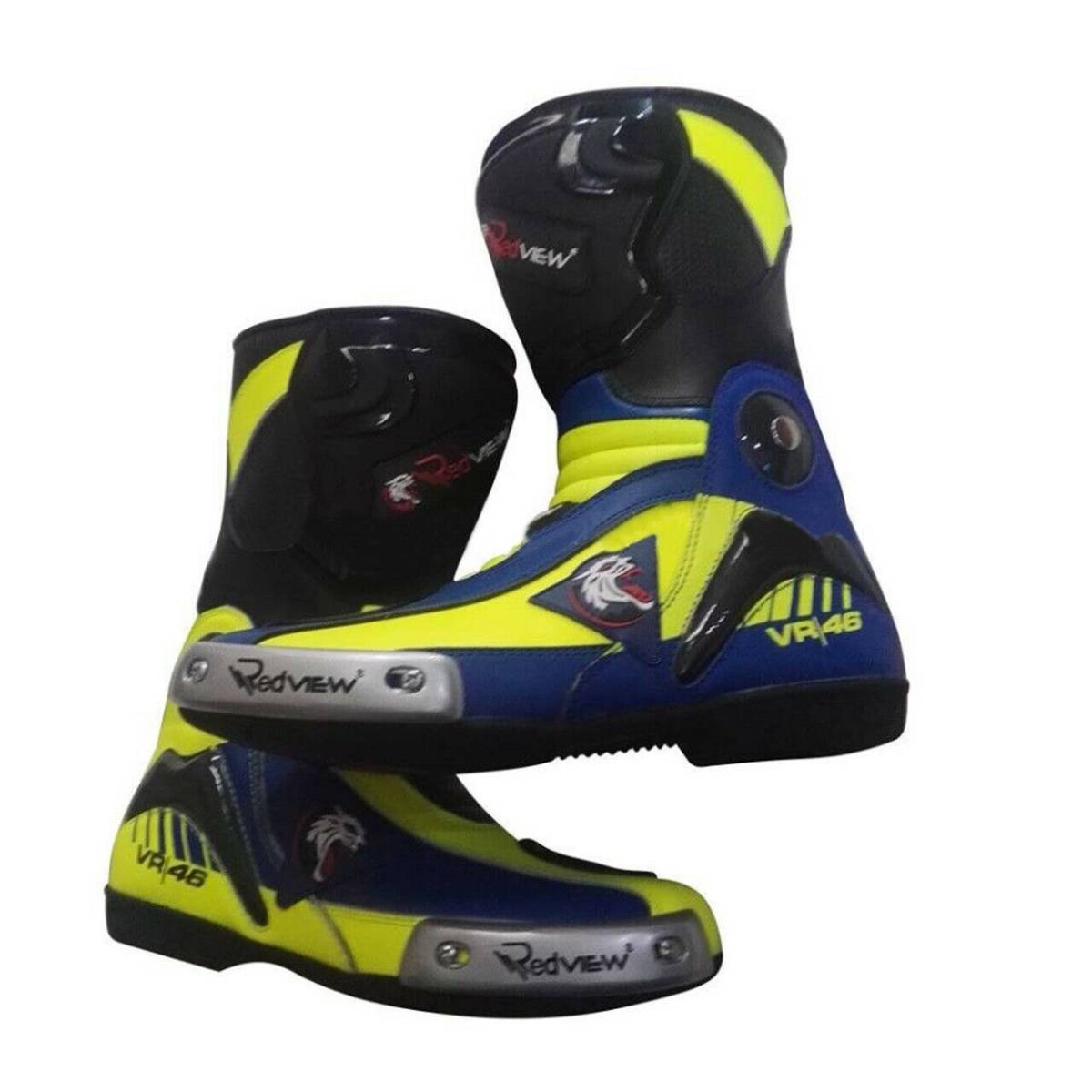 海外 送料込み 高品質 バレンティーノ・ロッシ 46 MotoGp レーシング レザーシューズ 靴 MOTOGP サイズ各種 レプリカ 2拍卖