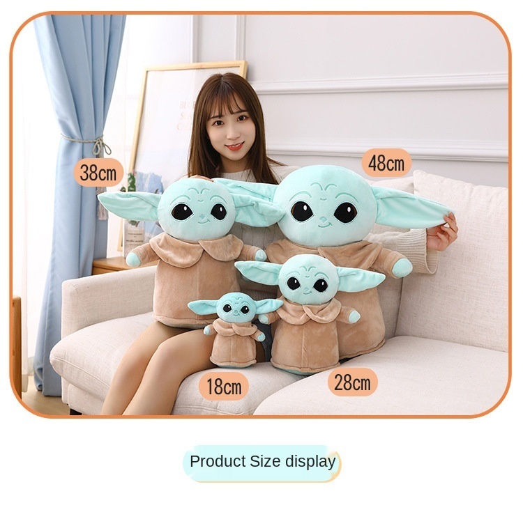 海外 送料込み スターウオーズ マンダロリアン ベビーヨーダ 人形 ぬいぐるみ 18cm 380拍卖