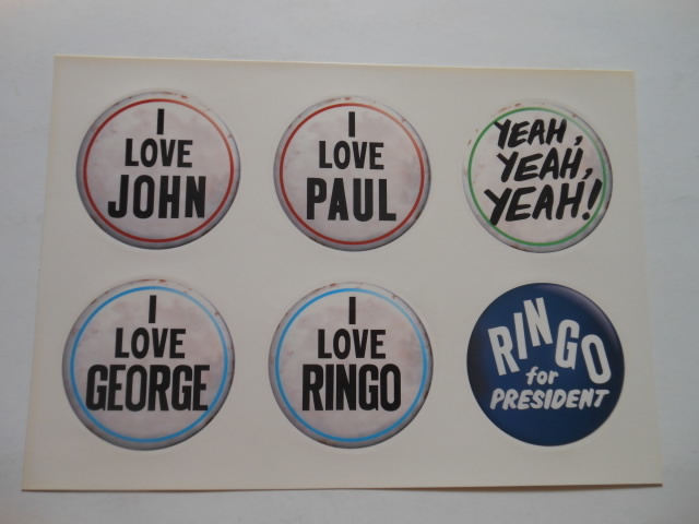 ☆ビートルズ THE BEATLES STICKERS ステッカー 5 送料無料!☆拍卖