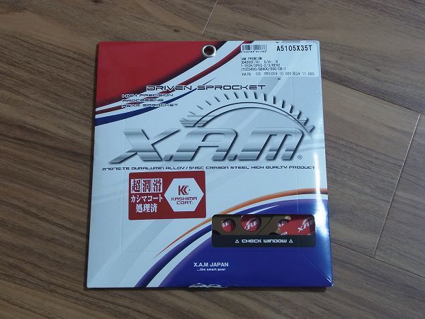 【送料込】XAM PREMIUM スプロケット A5105×35T CB400SF V-TECH SPEC-2 3 REVO STEED400 GB400 CB-1 新品即決 ザム X.A.M プレミアム拍卖