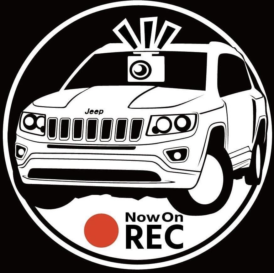ジープ コンパス ドラレコ ドライブレコーダー ステッカー 無料車種やカラー変更承ります拍卖