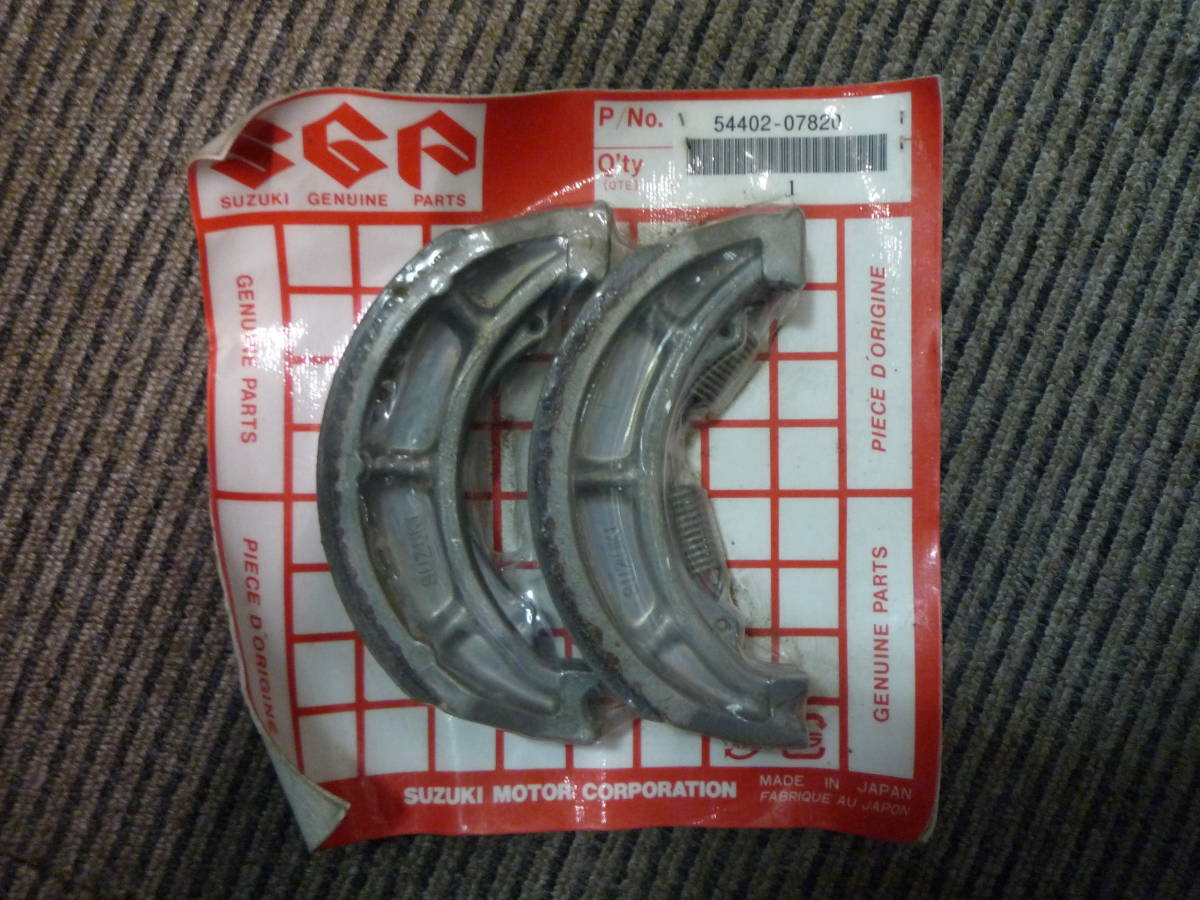 ◇新品 保管品 SUZUKI スズキ純正 ブレーキシュー 54402-07820◇検索 郵政 バーディー 90 BD42A拍卖