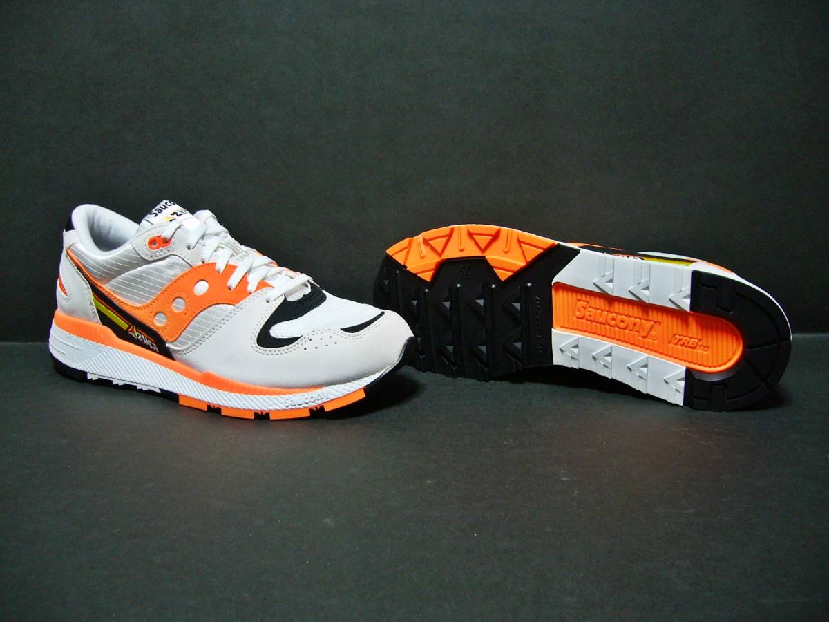 【 送料無料・新品・未使用 】 ラスト一足!! SAUCONY サッカニー AZURA アズーラ WHT/ORG/BLK  26.5cm拍卖