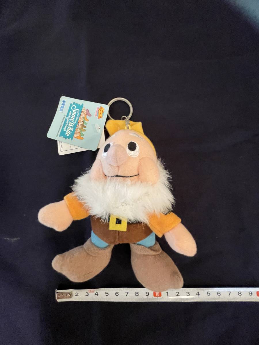 未使用品・自宅保管品・白雪姫・小人のマスコット・キーホルダー・UFOキャッチャー・セガ・全長約14cm・150円拍卖