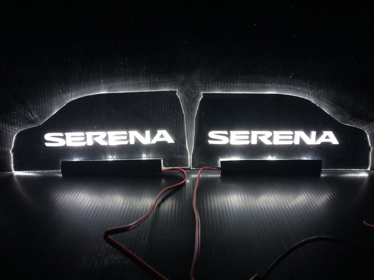 ★☆セレナ c26 前期 後期 高輝度 ホワイト LED 小窓 Aピラー パネル 左右セット ☆★拍卖