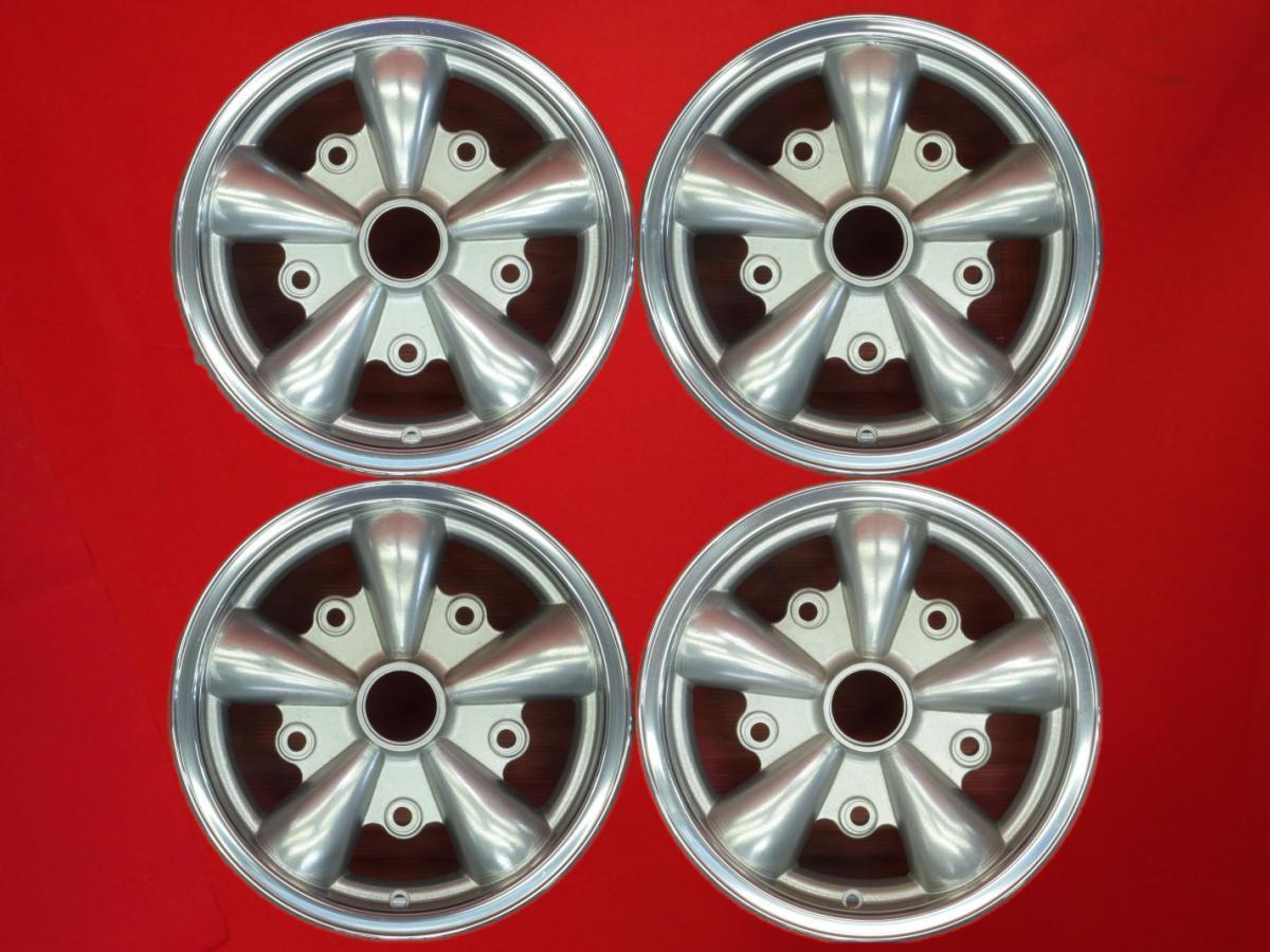 【CAL LOOK】EMPIタイプ5本スポーク(ポリッシュ) 5.5J-15 205 5穴 +16 ハブ174 【VW】ビートル・タイプI・タイプII等へ★aa15拍卖