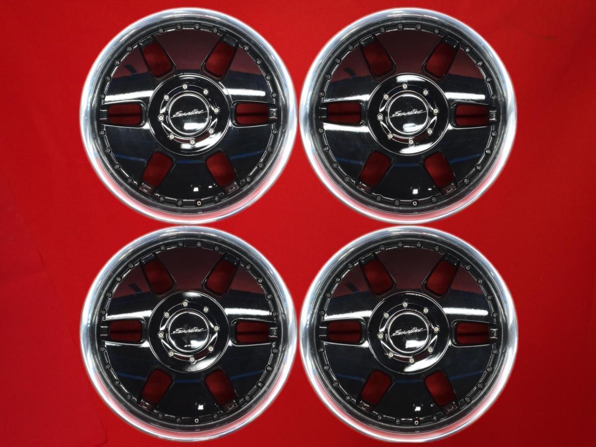 Euro line ユーロライン N ホイール 4本 SET ★ 7J-17 139.7 6穴 +26 ハブ108 ★ ハイエース200系 エルグランド E50 等へ★aa17拍卖