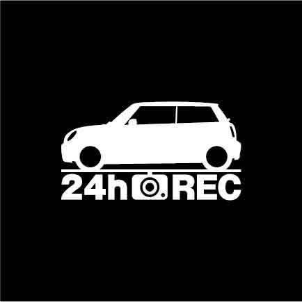 【ドラレコ】ミニ ミニ3ドア【R56系】24時間 録画中 ステッカー拍卖