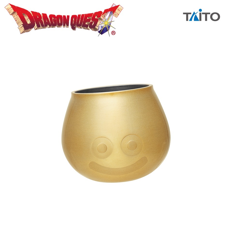 ドラクエ ドラゴンクエスト AM 35周年記念 ステンレスカップ ゴールド 金 スライム タイトー ※宅配便以外は簡易包装発送拍卖