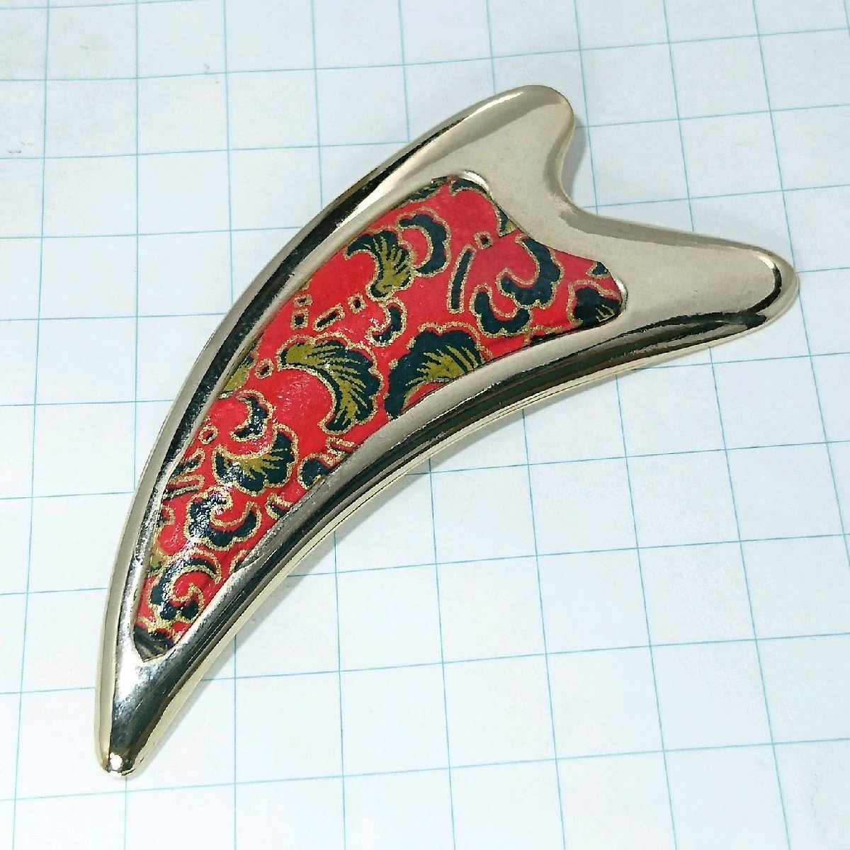 送料無料)ビンテージ☆和風デザイン☆アンティークブローチ A10984拍卖