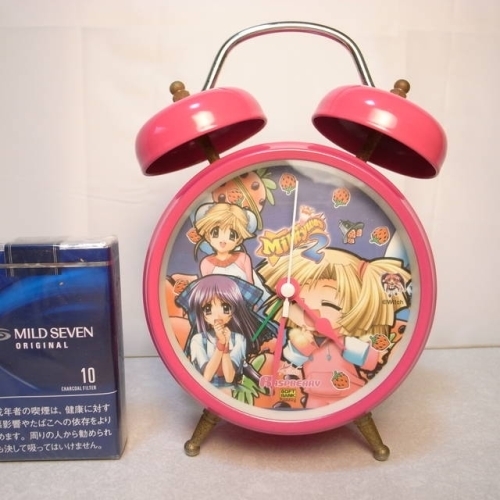 ミルキィーウェイ 目覚まし時計 Milky way 恋水&恋文&咲夜のオリジナルボイス入り 訳有り ソフトバンク xbgz55【中古】拍卖