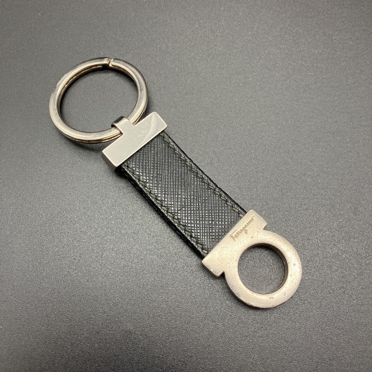 即決 Salvatore Ferragamo フェラガモ キーリング拍卖