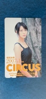 ☆相武紗季⑲ CIRCUS(サーカス 2007年1月号)抽プレ テレカ テレホンカード拍卖