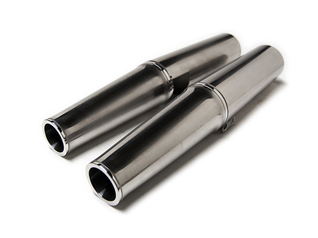 MOTOR ROCK SR400/500用 フロントフォークカバー ヘアライン (MR-SM007S)拍卖