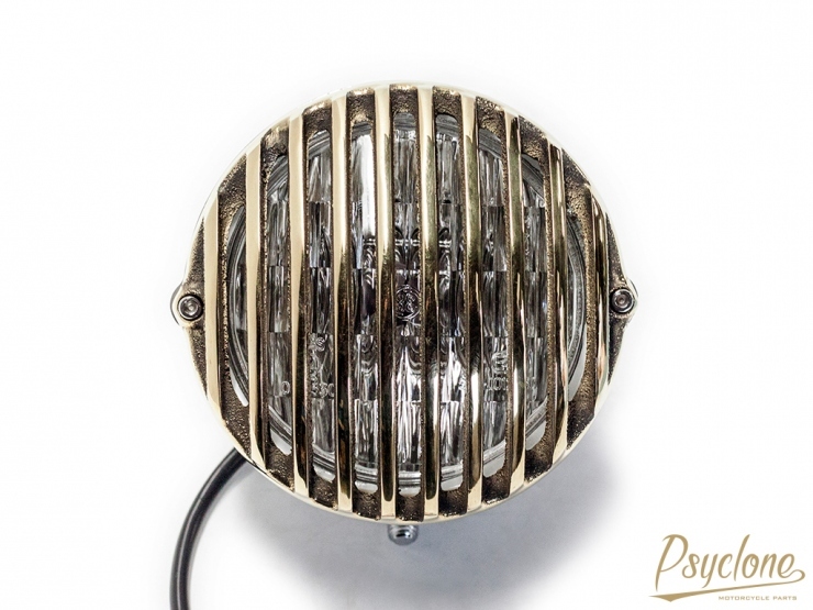 Psyclone ブラス鋳造バードゲージヘッドライト (OSC-LIT019)拍卖