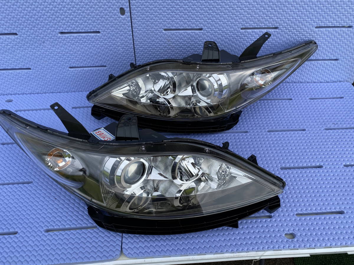 SM163 * 美品 エリシオン RR1 RR2 RR3 RR4 ヘッドライト 左右 左 右 キセノン HID スタンレー P3877 拍卖