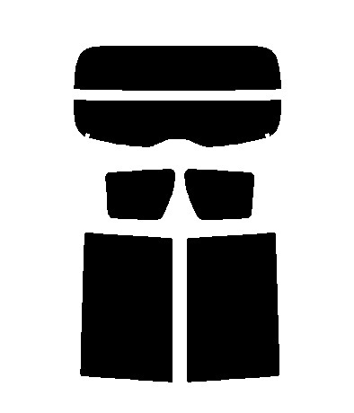 ダークスモーク 13% 極厚 2層構造フィルム ソリオ MA26S MA36S カット済みカーフィルム リヤーセット拍卖