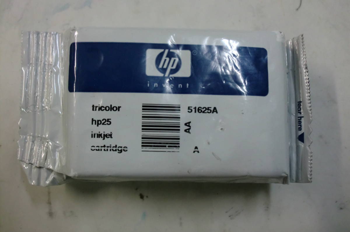 ◆ HP-51625A カラーカートリッジ 箱無1個 未使用もJUNK扱 経年品拍卖