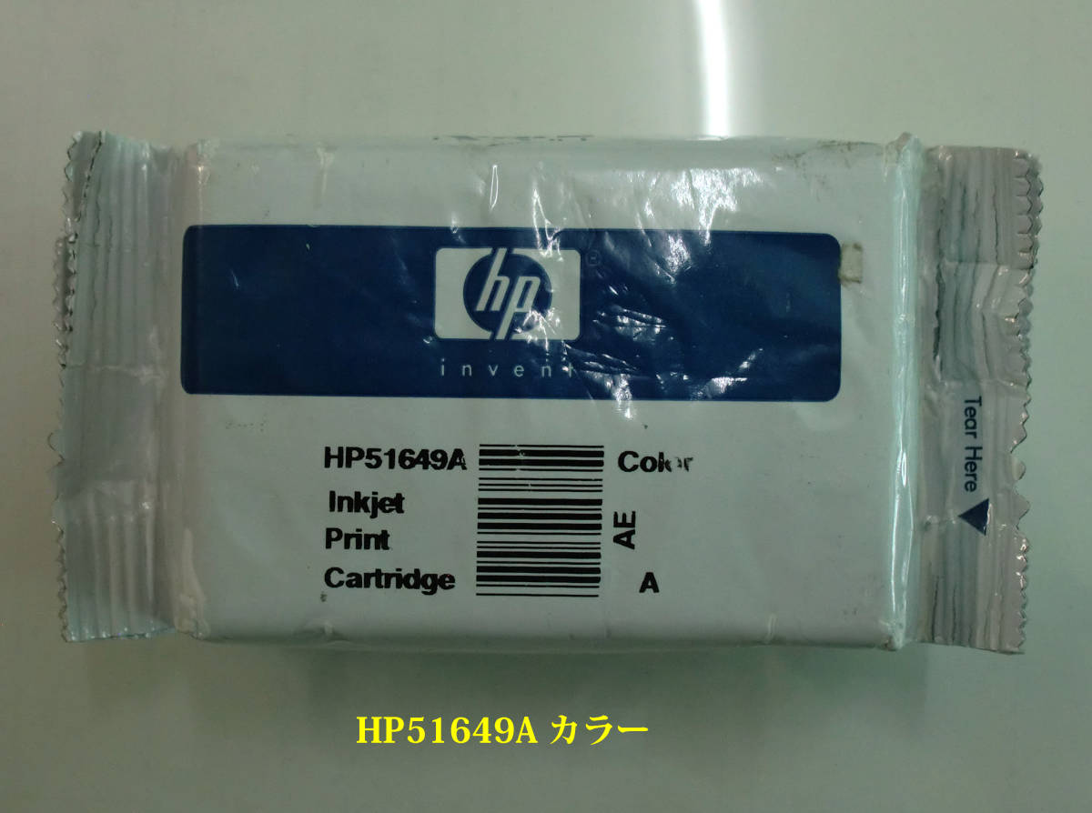 ◆ HP-51649A カラーカートリッジ 箱無1個 未使用もJUNK扱 経年品拍卖