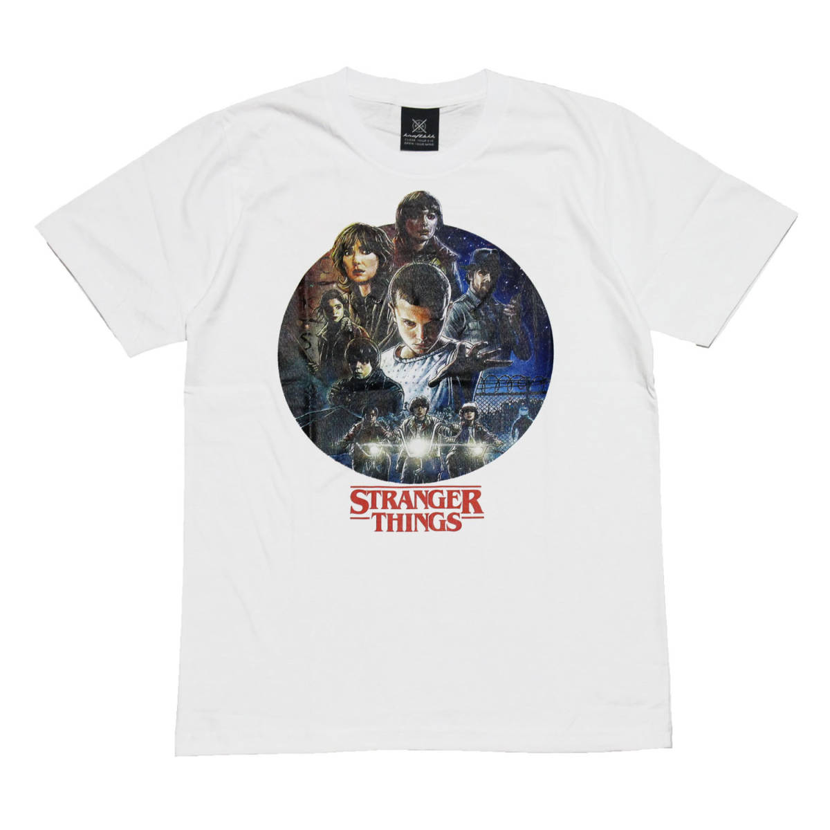 ストレンジャーシングス 未知の世界 海外ドラマ 日本未発売 アメリカ おしゃれ ストリート系 おもしろTシャツ メンズ 半袖★tsr0615-wht-xl拍卖
