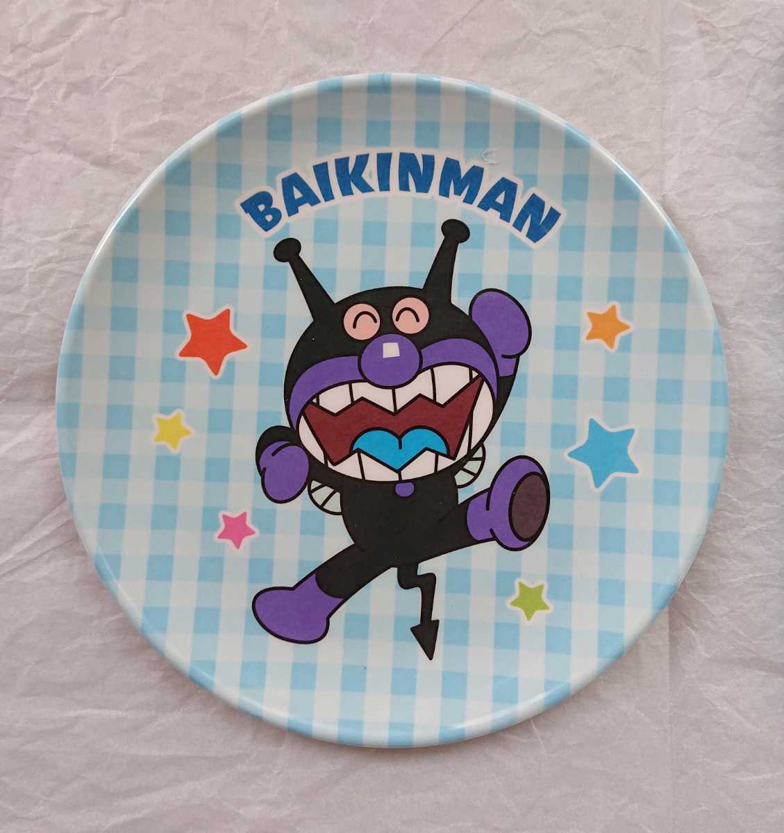 ★レア 非売品 新品 アンパンマン メラミンプレート バイキンマン アサヒ飲料 BAIKINMAN拍卖