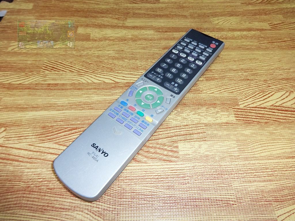 A04 @W 概ねきれい!★送料無料★安心の不良返品保証付★即決★スピード発送★ サンヨー / テレビリモコン / RC-465A拍卖