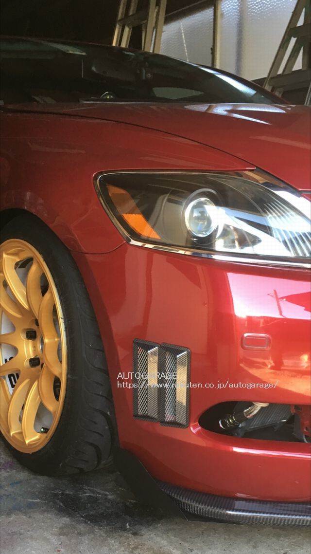 送料込 汎用ダミーダクト ブラック カーボン調 クロムメッキ バンパー エアロ スポイラー トランク フロント リア サイド レクサスGS 加工拍卖