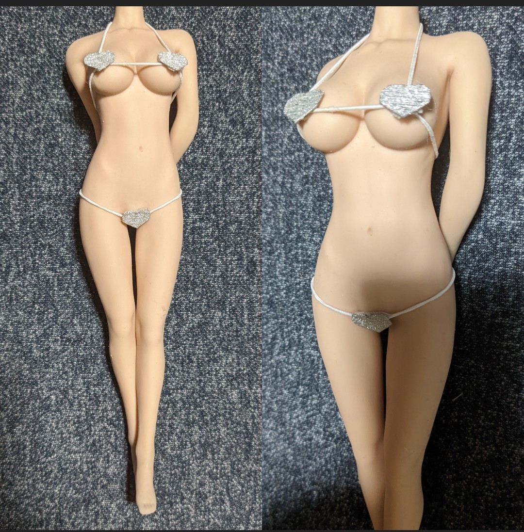 1/6ドール用 TBLeague ファイセンS07 クールガール シルバー ハートビキニ拍卖