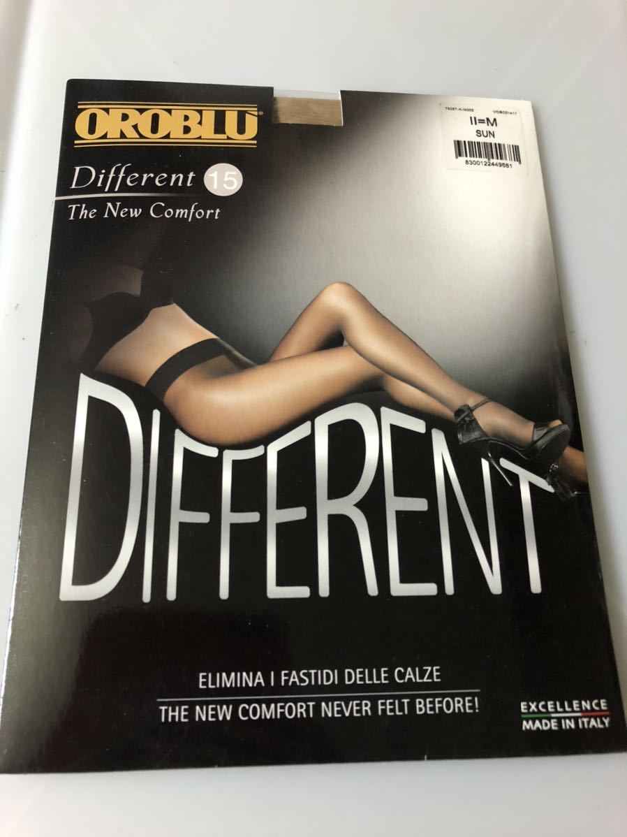 【送料無料】 OROBLU different 15 the new comfort M sun 15デニール パンティストッキング オロブル パンスト 高級 ベージュ拍卖