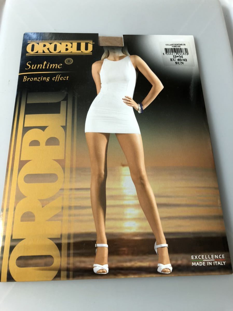 【送料無料】 OROBLU suntime bronzing effect M 40/42 sun 15デニール パンティストッキング panty stocking拍卖