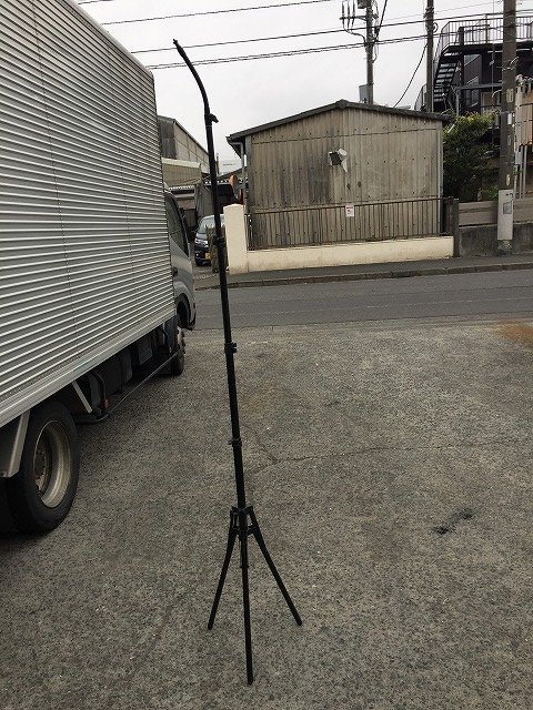 ■送料無料!高所点検カメラ用 三脚 最高点210cm 小さく折り畳めます【B0414W8 1F-7】拍卖