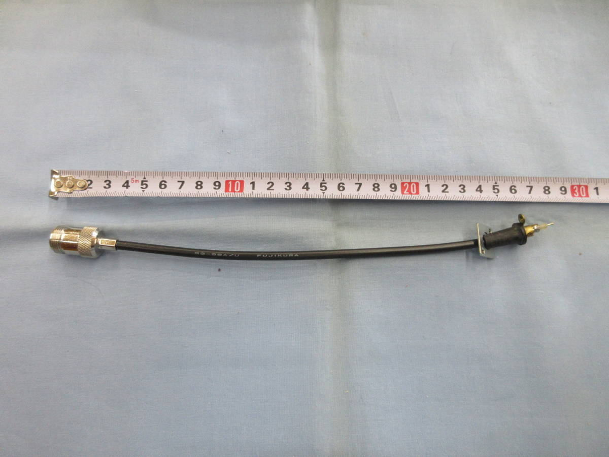 RF同軸ケーブル NJコネクター 長さ約28cm 未使用 拍卖