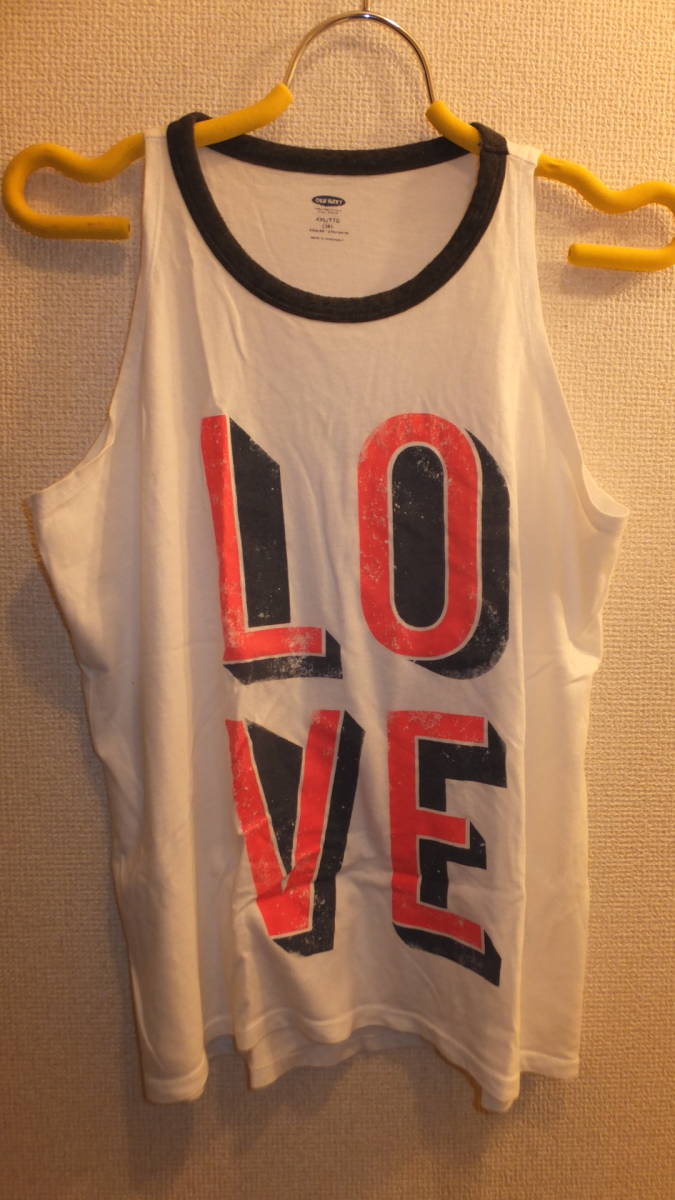 ★OLD NAVY★ Ladies tops size XXL(14) オールドネイビートップス ブラックタンクトップシャツ サイズXXL USED IN JAPAN拍卖