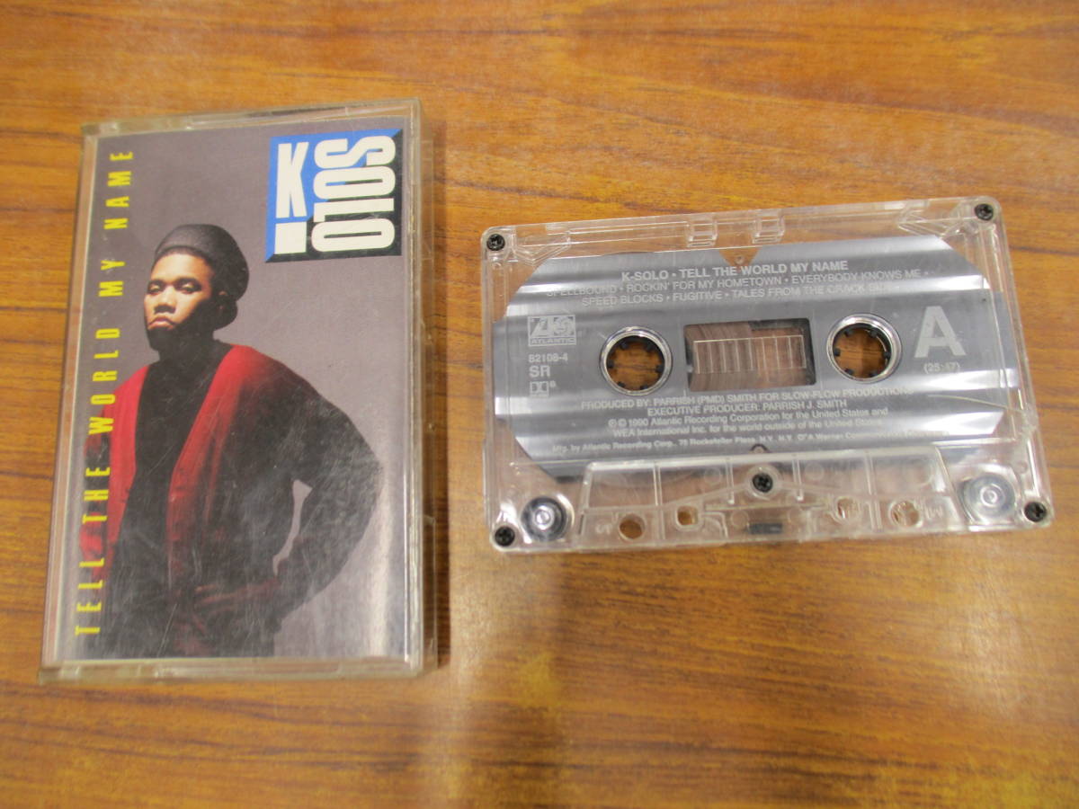 S-2716【カセットテープ】US版 / K-SOLO Tell The World My Name / 82108-4 / K ソロ EMPD PARRISH パリッシュ・スミス / cassette tape拍卖