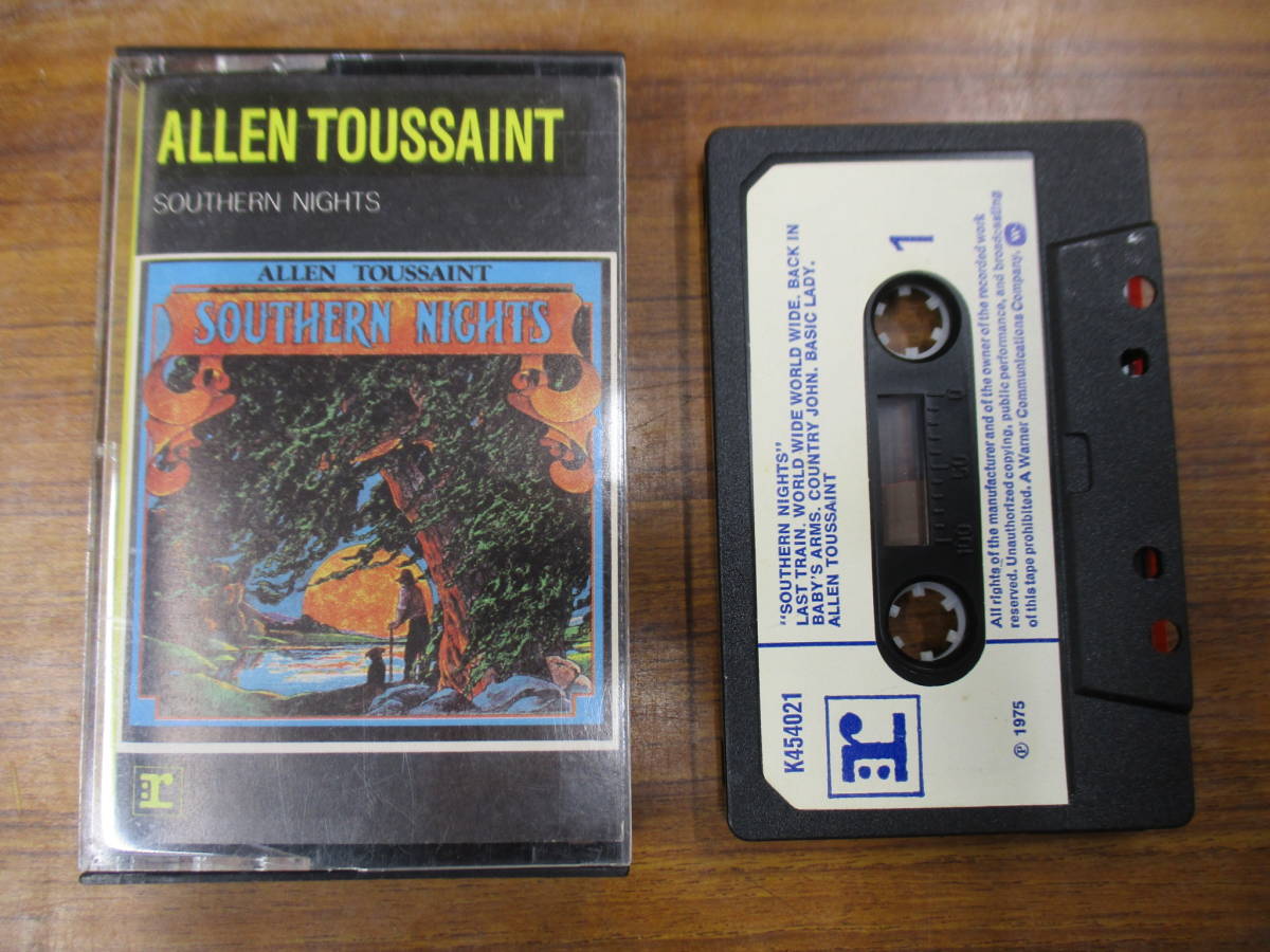 S-2811【カセットテープ】UK版 ALLEN TOUSSAINT Southern Nights / K 454021 アラン・トゥーサン サザン・ナイツ cassette tape拍卖