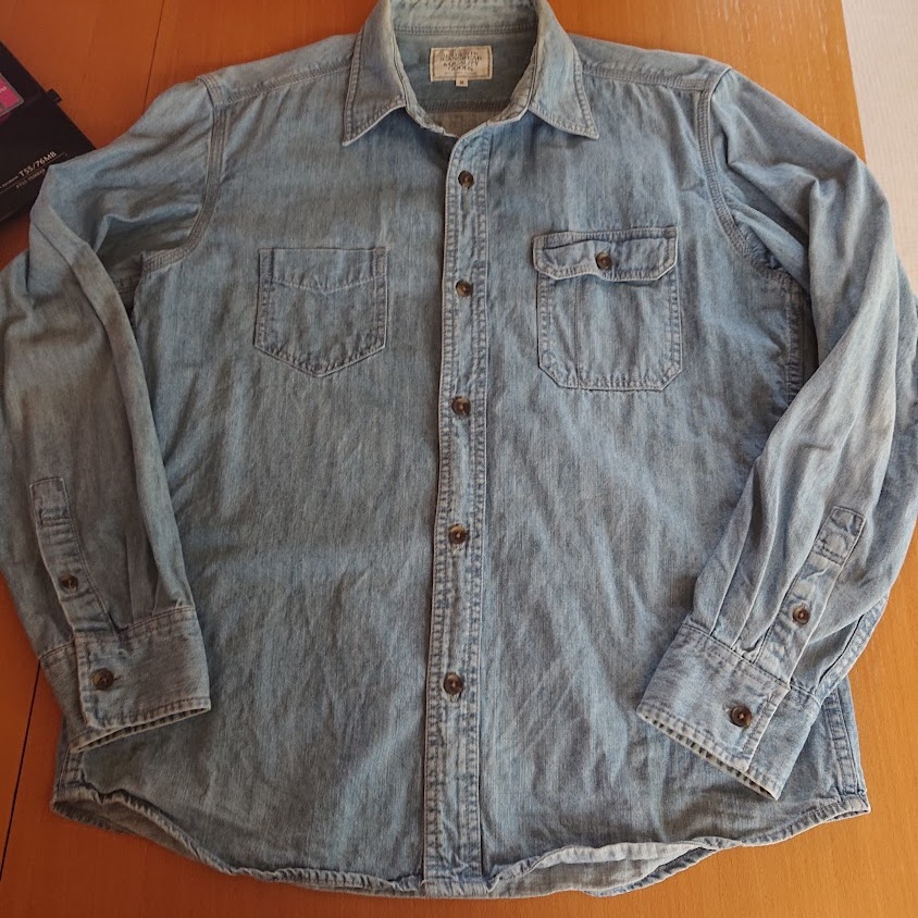 TOP VALU COLLECTION デニムシャツ BLUE M拍卖