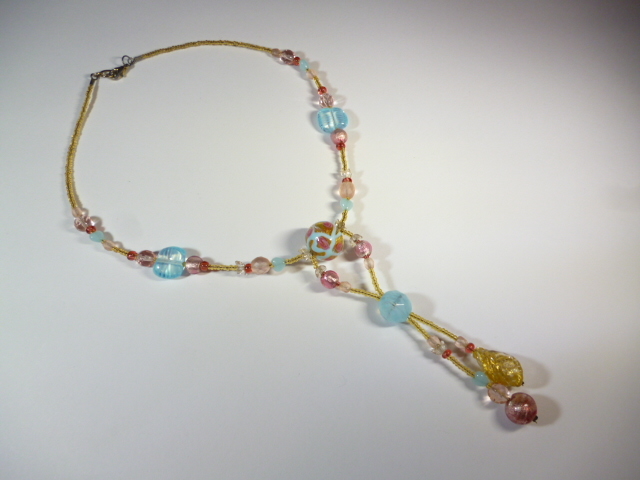 β Venetian glass ベネチアングラス ネックレス β ベネチアンガラス ヴェネチアン ベネチアン拍卖