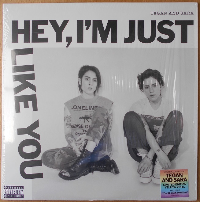 ■新品■Tegan And Sara ティーガン・アンド・サラ/hey, i'm just like you(LP) カラー(YELLOW)レコード拍卖