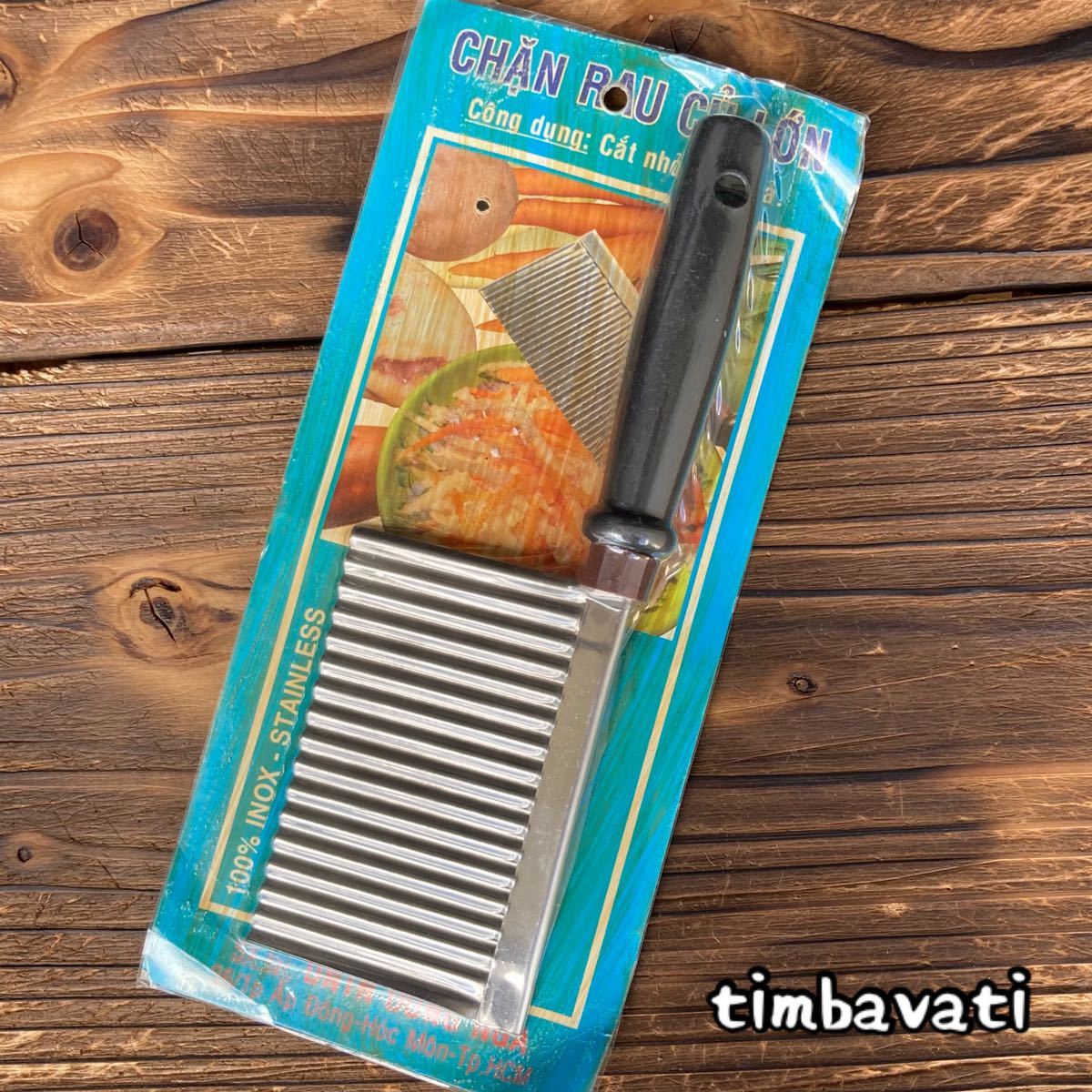 訳ありSALE☆新品☆【ベトナム】 飾り切りナイフ *なみなみ ギザギザ ザクザク* ステンレス 包丁 アジアン料理拍卖