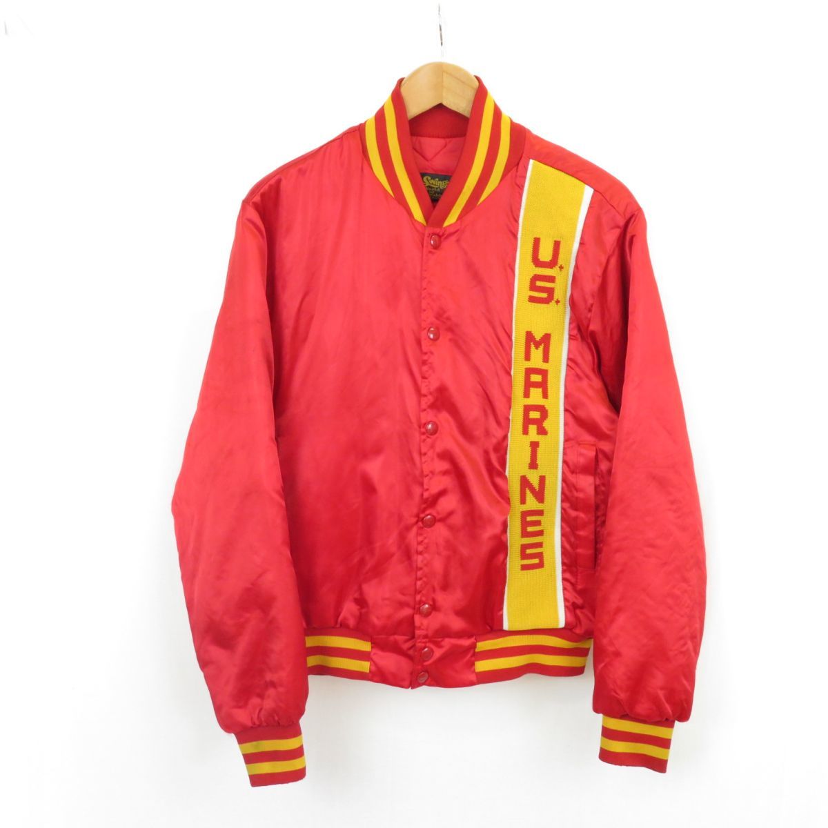 70s 80s ヴィンテージ Swingster USマリン スタジャン ジャケット sizeM/USA 古着 0804拍卖