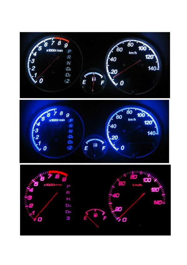 バモス メーター照明LED 1台分セット!ホワイト拍卖