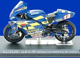 ■即決 ixo 1/24【スズキ GSV-R ケニー・ロバーツJr. 2002】チャンピオン・バイク・コレクション No.16拍卖