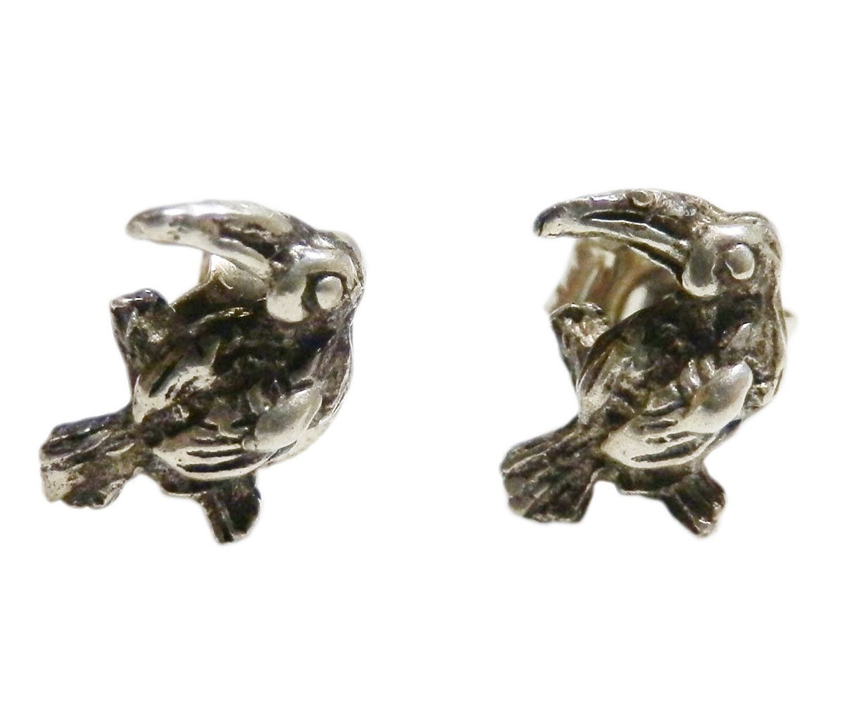 ■☆アジアン雑貨 タイ銀職人 シルバー・キャッチ付きピアス イーグル (KCP-15)拍卖