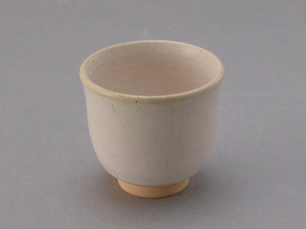 京焼 日展作家 岡本和郎 作 白拗ぐい呑拍卖