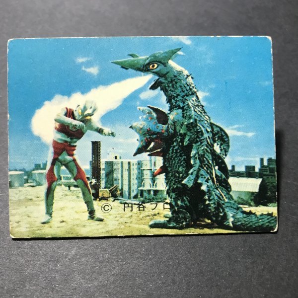 ★昭和当時物! ミニカード カルビー ウルトラマンエース 37番 YU3 駄菓子屋 昭和 レトロ 【管489】拍卖