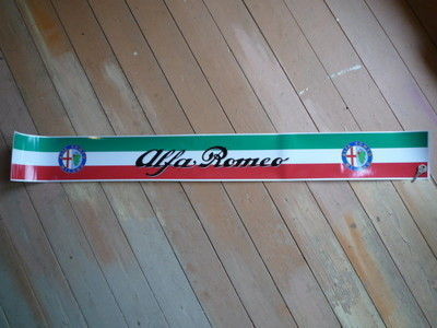 海外 Alfa Romeo Milano アルファロメオ ステッカー 130cm拍卖