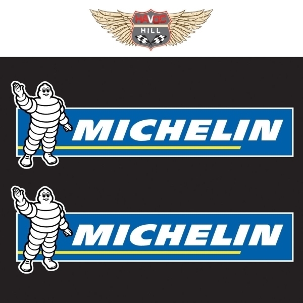 送料無料 海外 Michelin ミシュラン ステッカー シール セット300mm拍卖