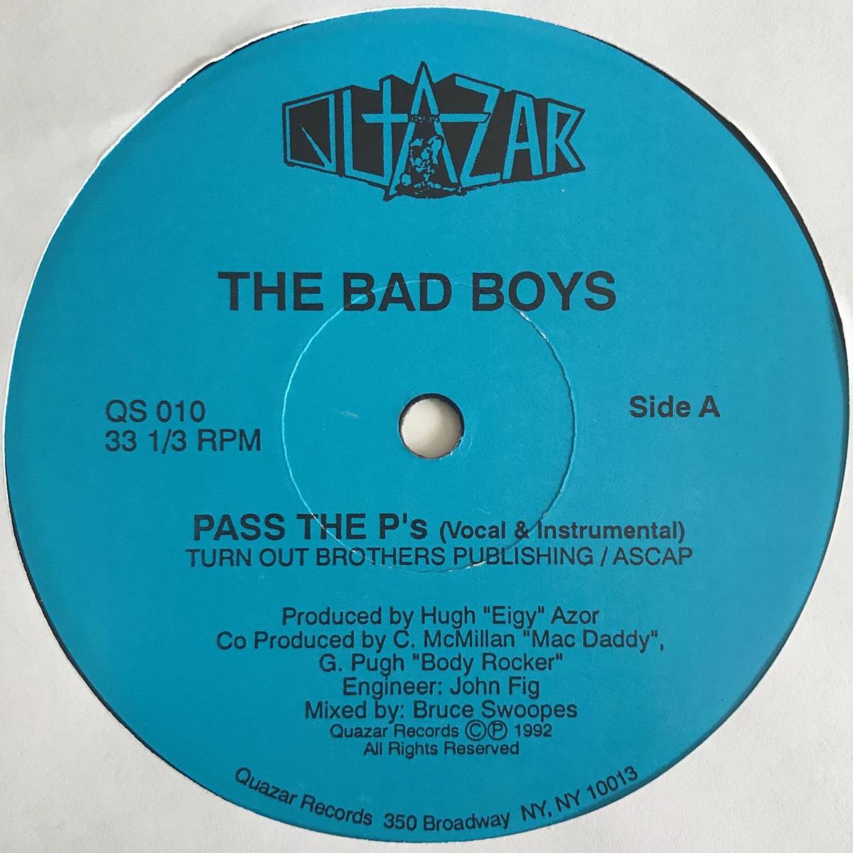 Bad Boys - Pass The P's (Blue) (レアランダムラップ)拍卖