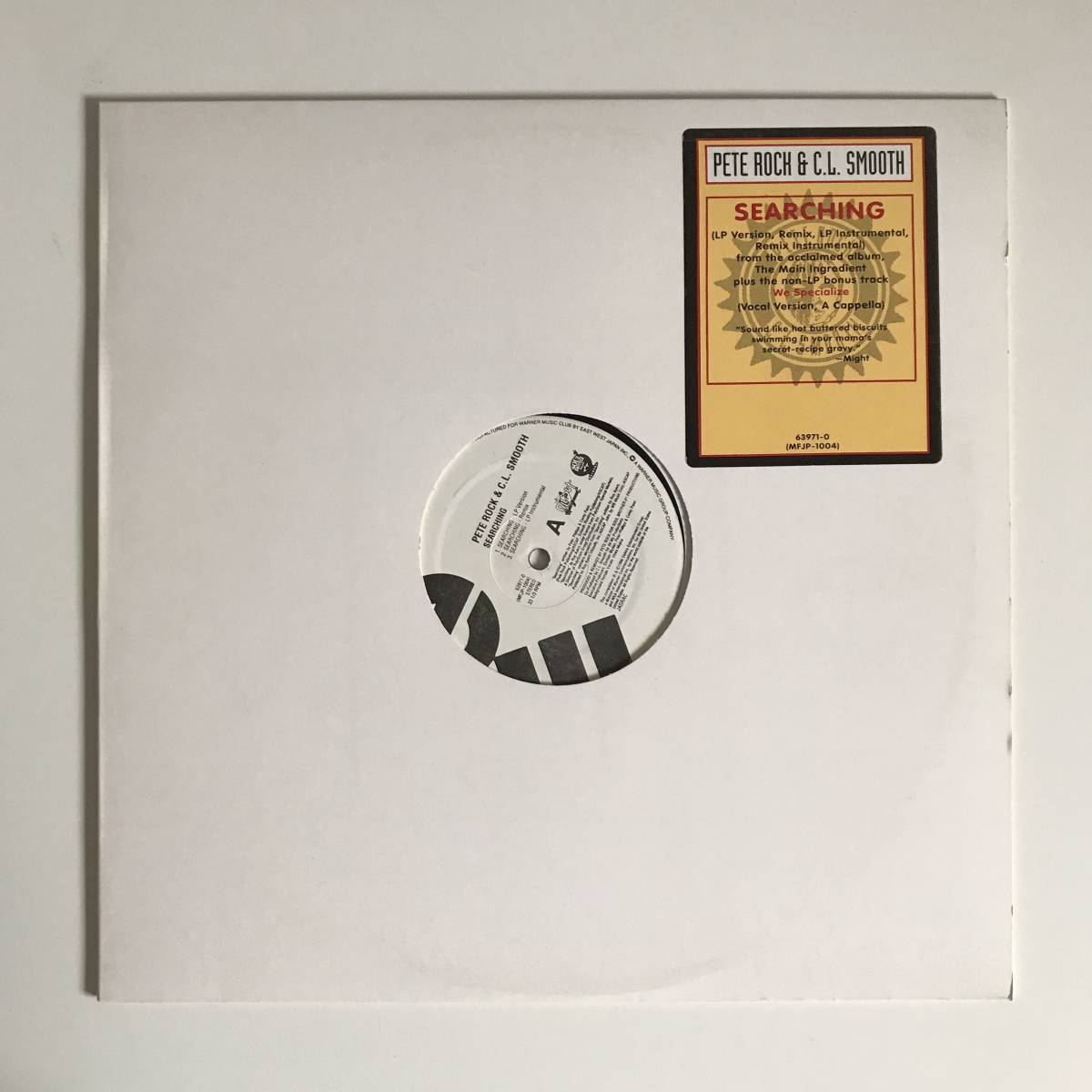 Pete Rock & C.L. Smooth - Searching (国内盤限定/ニュースクール)拍卖